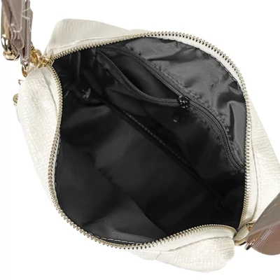 Zellia Női Oldaltáska Zlb210 Világos Beige - Shiny -
