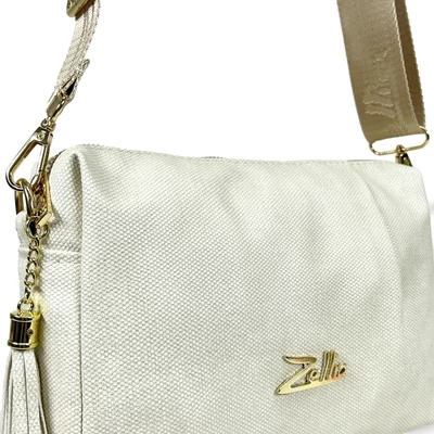 Zellia Női Oldaltáska Zlb210 Beige - Pearl -