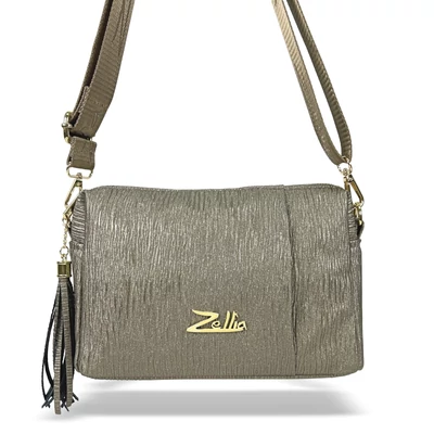 Zellia Női Oldaltáska Zlb210 Bronz  - Broove -
