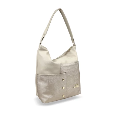 Zellia Női Válltáska Zlb232 Beige-Arany - Diamond -