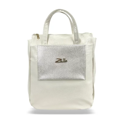 Zellia Női Hátizsák Zlb245 Világos Beige-Arany - Shiny -