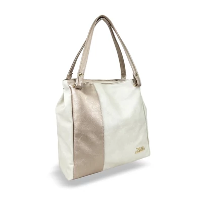 Zellia Női Válltáska Zlb248 Beige-Arany - Pearl-Brw -