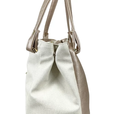 Zellia Női Válltáska Zlb248 Beige-Arany - Pearl-Brw -