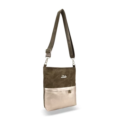 Zellia Női Oldaltáska Zlb274 Taupe-Arany - Brw -