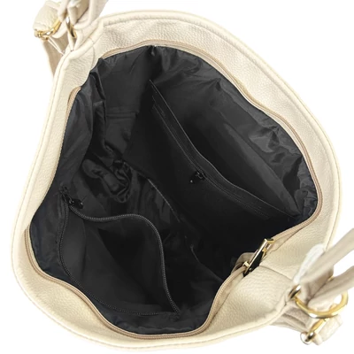 Zellia Női Válltáska/Hátizsáká Alakítható Zlb275 Beige - Shiny -