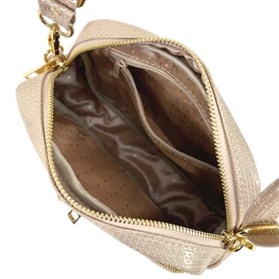 Zellia Női Oldaltáska Zvn24010 Rosegold - Csillámos -