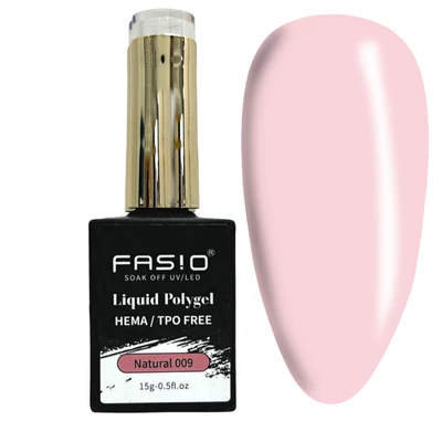 Fasio Liquid Polygel - 15G - 009 - Natural - Hema/TPO mentes