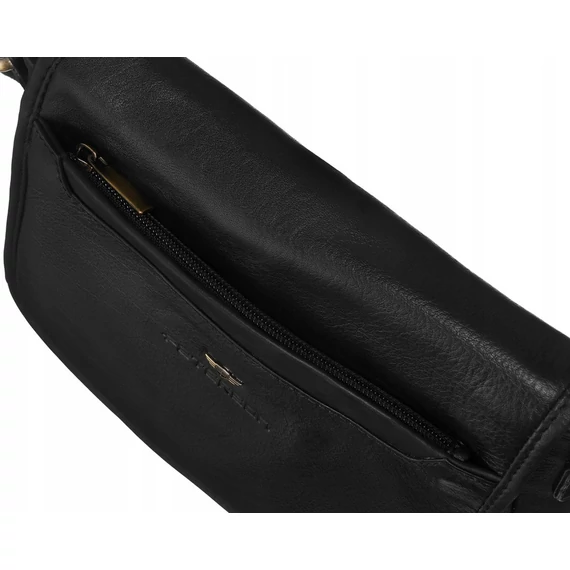 Peterson Férfi Bőr Oldaltáska Ptn 013-Ndm-7487 Black - Fekete