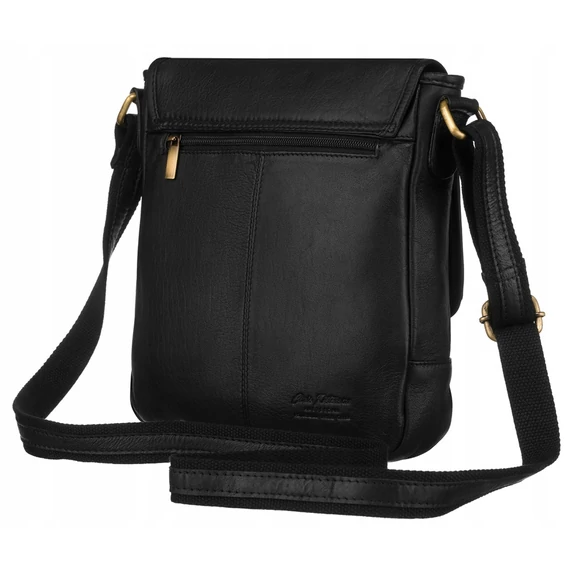 Peterson Férfi Bőr Oldaltáska Ptn 013-Ndm-7487 Black - Fekete