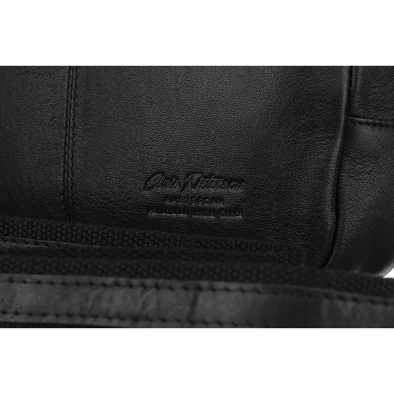 Peterson Férfi Bőr Oldaltáska Ptn 013-Ndm-7487 Black - Fekete