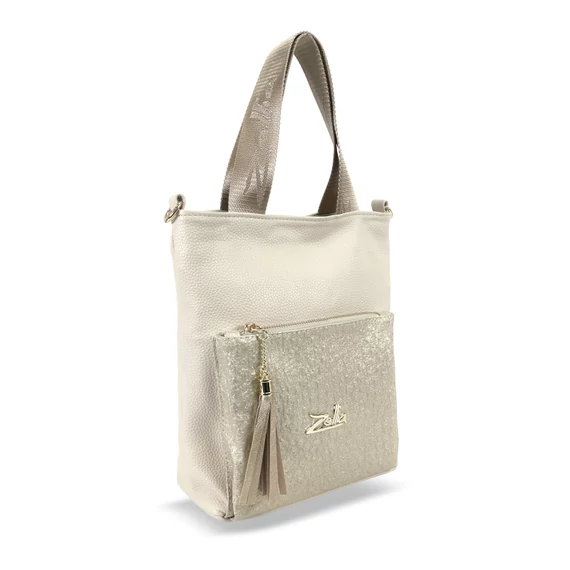 Zellia Női Válltáska/Kézitáska 17095 Beige-Arany - Strus -