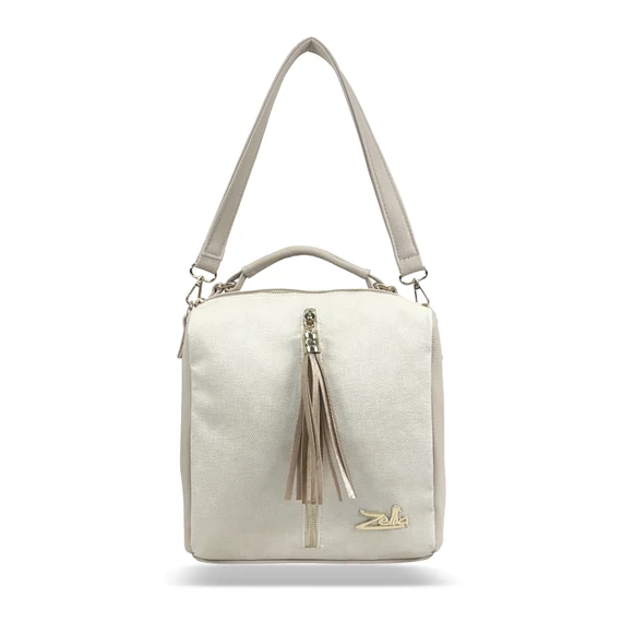 Zellia Női Hátizsák 22112 Beige-Arany - Pearl -