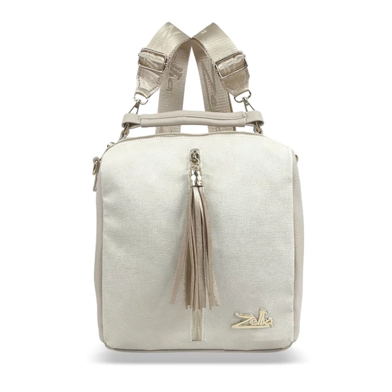 Zellia Női Hátizsák 22112 Beige-Arany - Pearl -