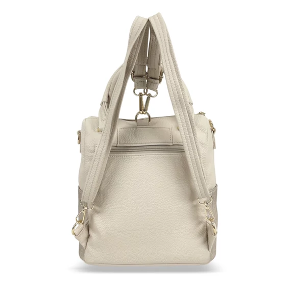 Zellia Női Hátizsák 24122 Beige-Arany - Diamond-Groove -