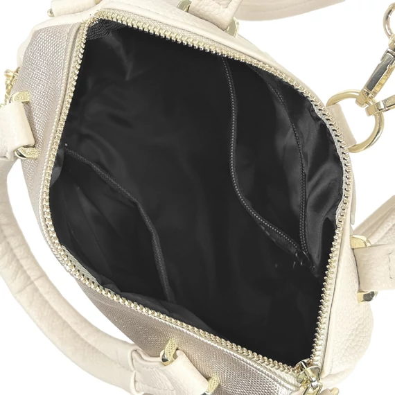 Zellia Női Hátizsák 24122 Beige-Arany - Diamond-Groove -