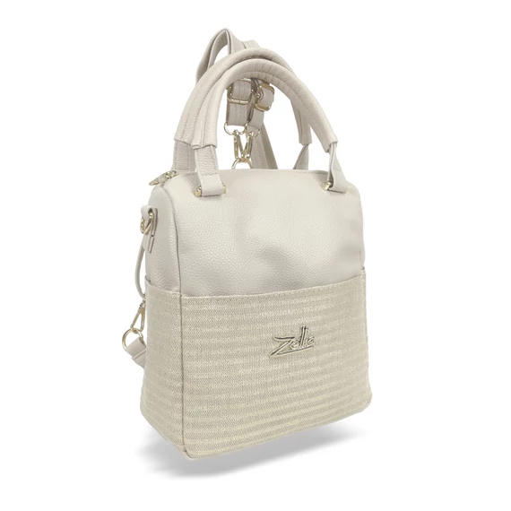 Zellia Női Hátizsák 24136 Beige-Arany