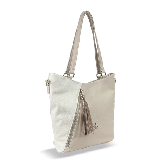 Zellia Női Válltáska 24167 Beige-Arany - Pearl -