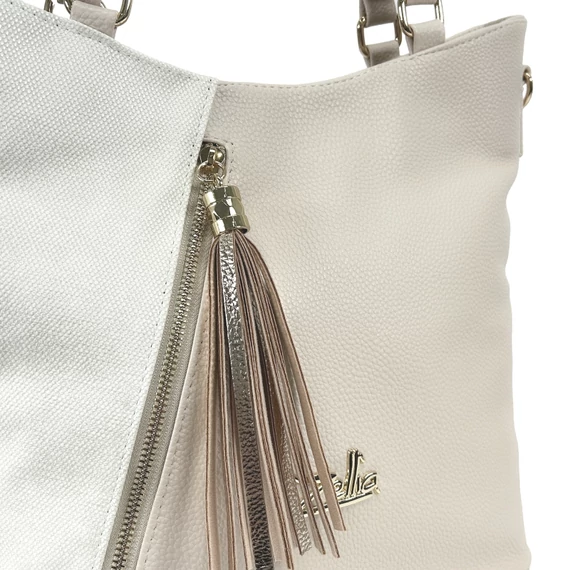 Zellia Női Válltáska 24167 Beige-Arany - Pearl -