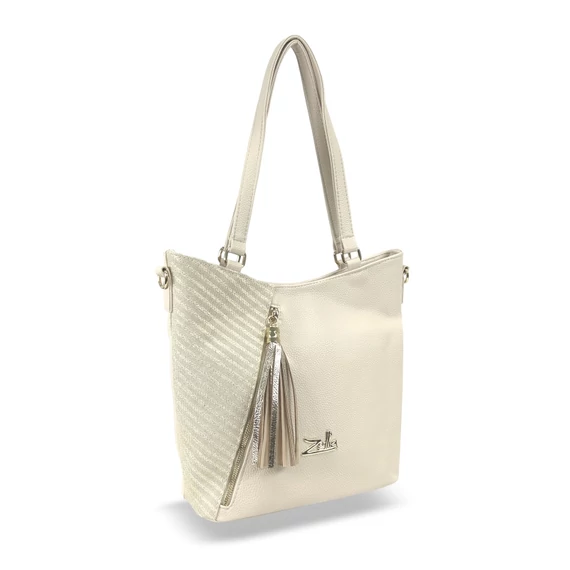 Zellia Női Válltáska 24167 Beige-Arany