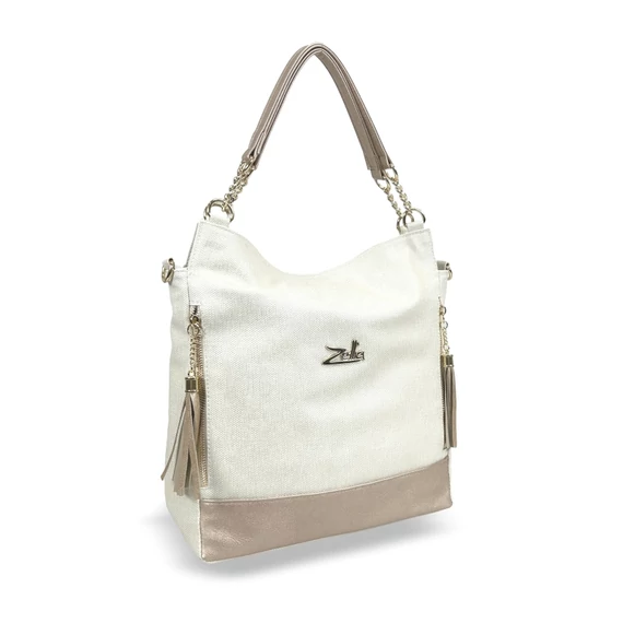 Zellia Női Válltáska 25022 Beige - Pearl -