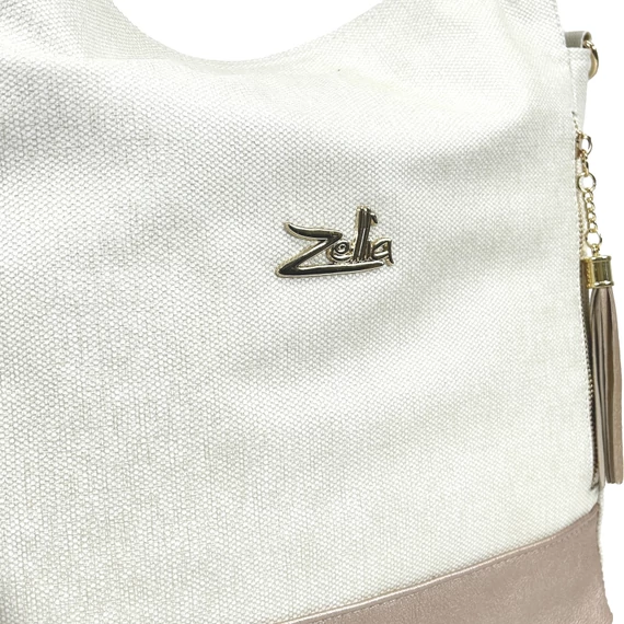 Zellia Női Válltáska 25022 Beige - Pearl -