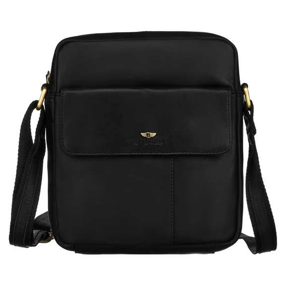 Peterson Férfi Bőr Oldaltáska Ptn 719-Opu-4727 Black - Black
