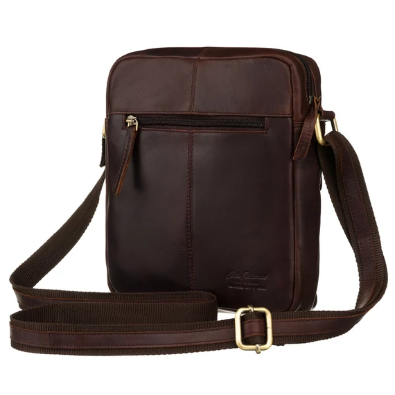 Peterson Férfi Bőr Oldaltáska Ptn 719-Opu-4734 Brown - Barna