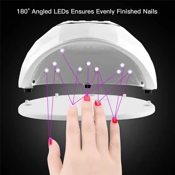 Műkörmös F6 Uv/Led Lámpa | 86W | FEHÉR - 82793