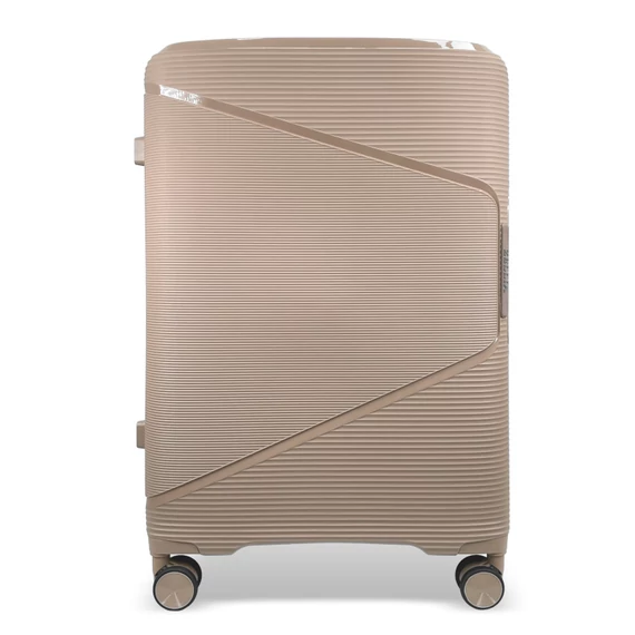 Zellia Polipropilén Bőrönd Ppb088 - Cappuccino L Méret - 75 X 50 X 30 Cm