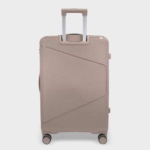 Zellia Polipropilén Bőrönd Ppb088 - Cappuccino L Méret - 75 X 50 X 30 Cm