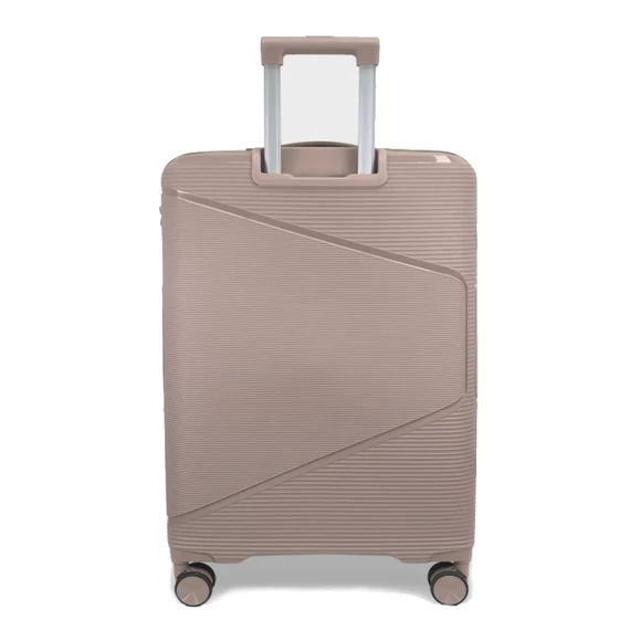Zellia Polipropilén Bőrönd Ppb088 - Cappuccino S Méret - 55 X 40 X 20 Cm