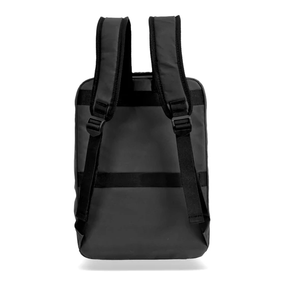 Zellia Hátizsák | Kézipoggyász Hz-104 Fekete - Steppelt - Vízlepergetős - 40 X 25 X 20 Cm