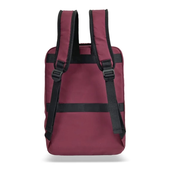 Zellia Hátizsák | Kézipoggyász Hz-104 Bordó - Steppelt - Vízlepergetős - 40 X 25 X 20 Cm