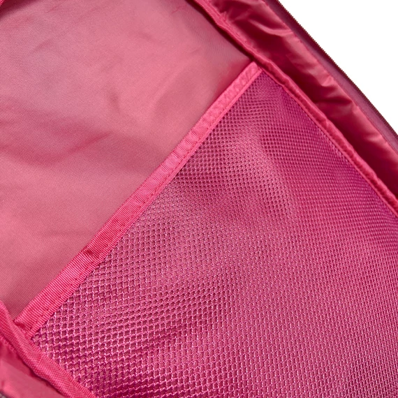 Zellia Hátizsák | Kézipoggyász Hz-104 Piros - Steppelt - Vízlepergetős - 40 X 25 X 20 Cm