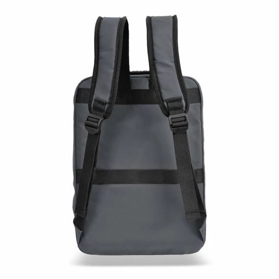 Zellia Hátizsák | Kézipoggyász Hz-104 Sötét Szürke - Steppelt - Vízlepergetős - 40 X 25 X 20 Cm