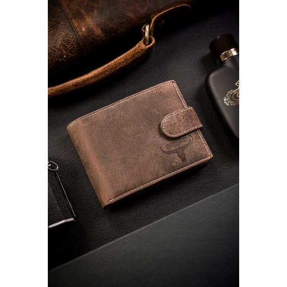 Férfi Bőr Pénztárca Mr-02L-Baw-Bl-8819 Brown