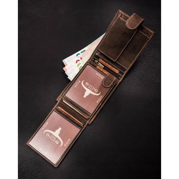 Férfi Bőr Pénztárca Mr-02L-Baw-Bl-8819 Brown