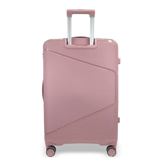 Zellia Polipropilén Bőrönd Ppb088 - Rosegold S Méret - 55 X 40 X 20 Cm