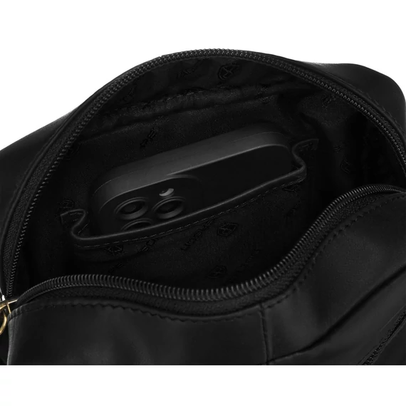 Peterson Férfi Bőr Oldaltáska Ptn Yp002-Opu-4642 Black - Black