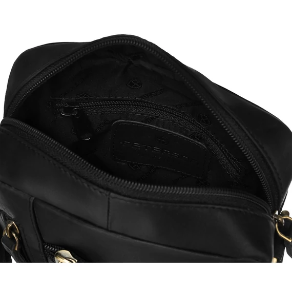 Peterson Férfi Bőr Oldaltáska Ptn Yp002-Opu-4642 Black - Black