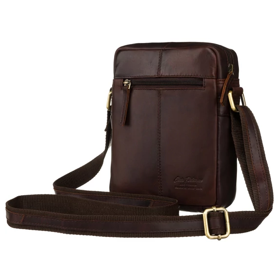 Peterson Férfi Bőr Oldaltáska Ptn Yp002-Opu-4659 Brown - Barna