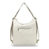 Zellia Női Válltáska/Hátizsáká Alakítható 24157 Beige Matt - Steppelt -