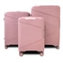 Zellia Polipropilén Bőrönd Ppb088 - Rosegold Szett